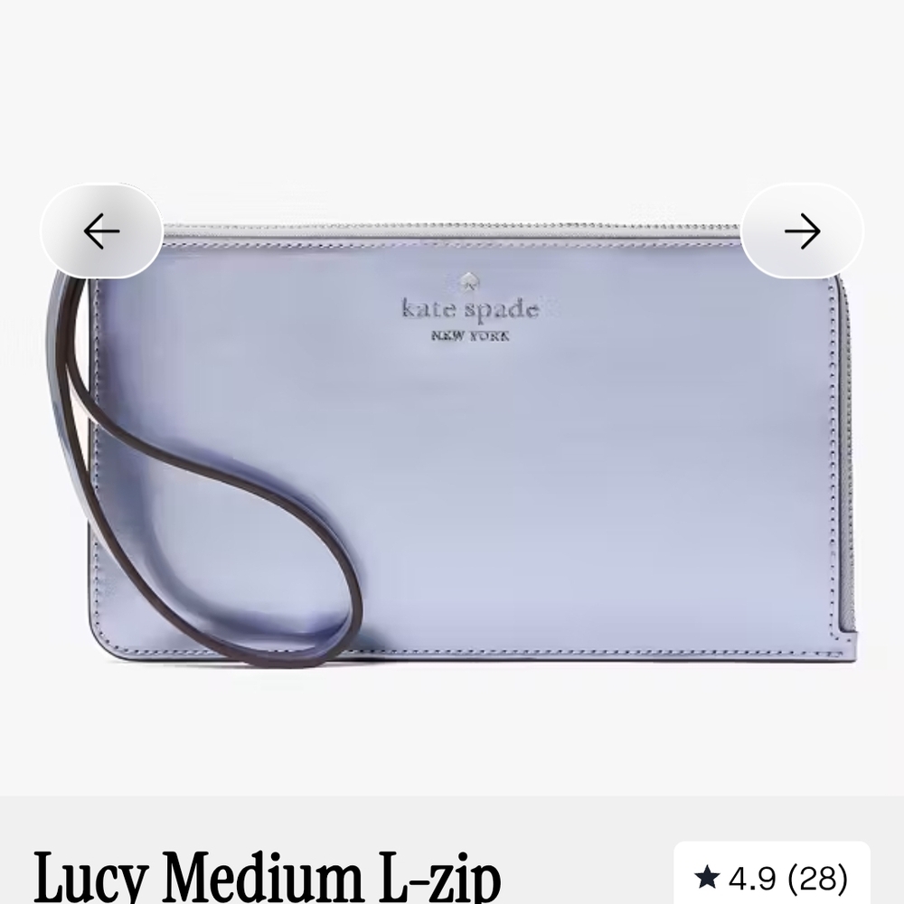 Kate Spade Light Purple Wristlet
